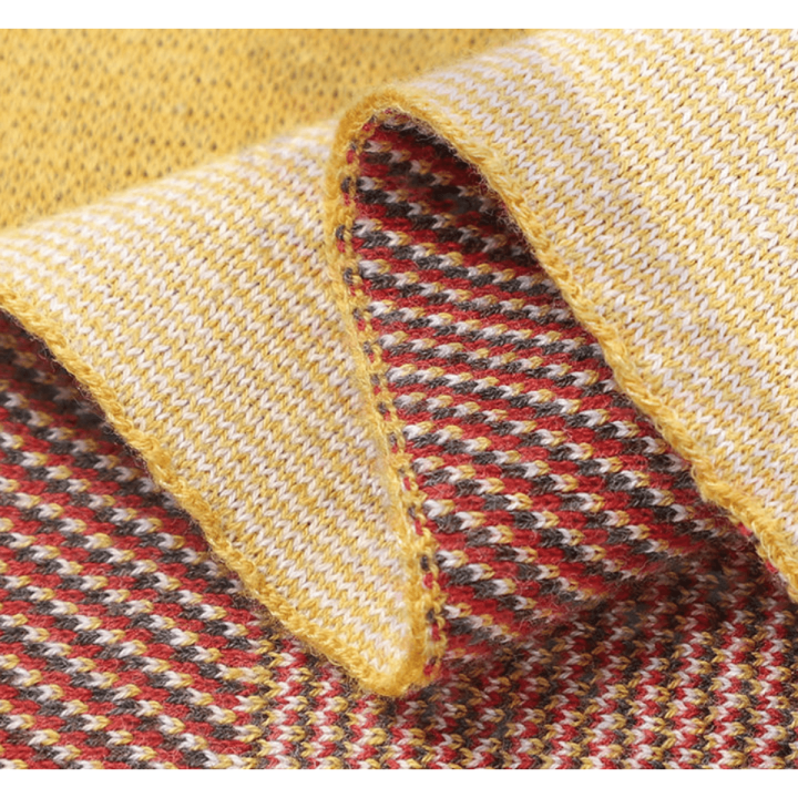 MUVANI Organic Knitted Baby Blanket | Soft Newborn Security Blanket