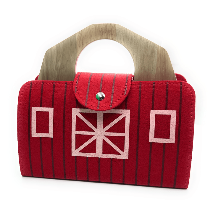 MUVANI Montessori Premium Wooden Farm Playset with Animals and Windmill, Educational Toy, Natural Wood