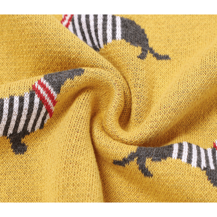 MUVANI Organic Knitted Baby Blanket | Soft Newborn Security Blanket