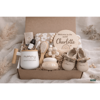 MUVANI Luxury Newborn Gift Box | Personalized