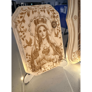 MUVANI Subhan Allah Engraved Wood Plaque